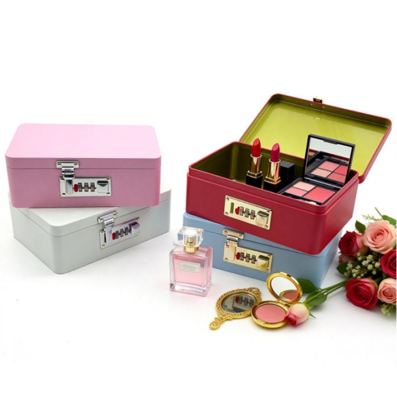 Iron Password Lock Coin Bank Retro Piggy Bank Metal Money Box with Lock for Children Students Secure Financial Gift for Home Decor