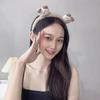 Korean Style Cartoon Plush Headband Non-slip Plush Hairband Fashion Bear Plush Headband  Girl
