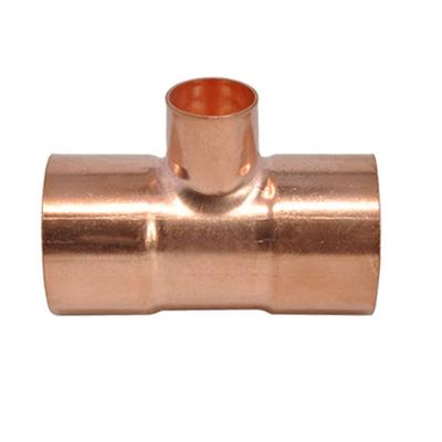1/4" 3/8" 1/2" 8 10 14 15 16 19 22 25-159мм ВНД Медный Паяемый Тройник Редукционный 3-ходовой Сантехнический Фитинг Для Кондиционера