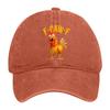 Cap Mens Womens Embroidered Distressed Adjustable Sun Hat Cotton Funny Hats