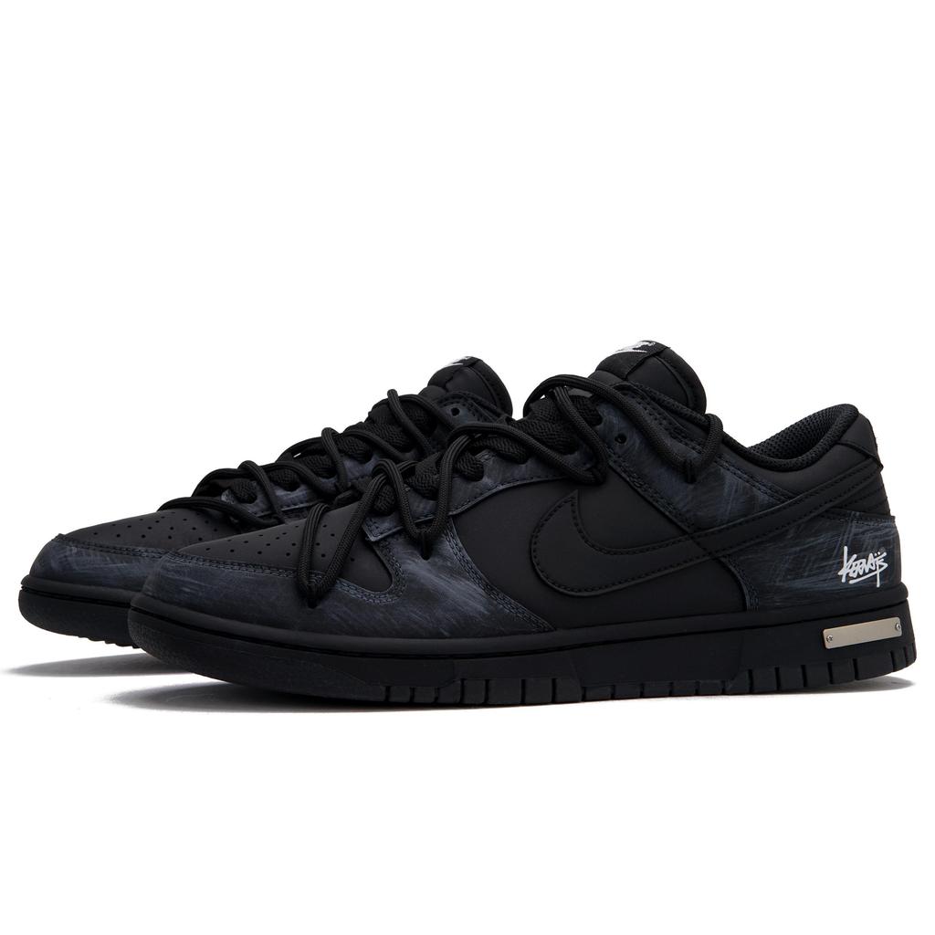 Nike Dunk Dark Shadow Low top Skateboard Shoes Unisex Black IO7606-010(Team734-)