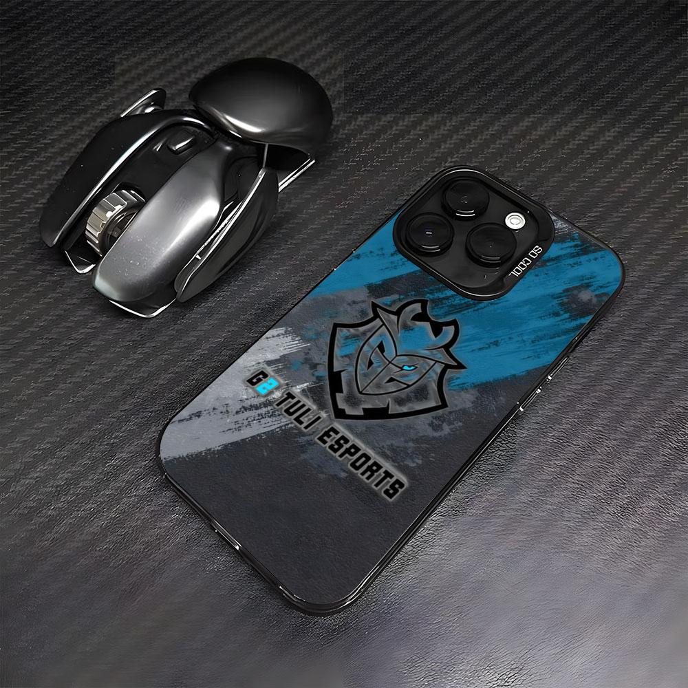 G2 E-Esports T-Teams Phone Case For IPhone17 Air 16 15 14 Plus 13 12 11 Pro 7 8 XS Max XR Silver Black Bumper Case