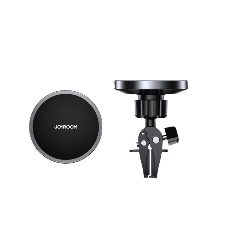 Joyroom 15W MagSafe-Compatible Wireless Charging Magnetic Car Mount for iPhone - Black (JR-ZS240)