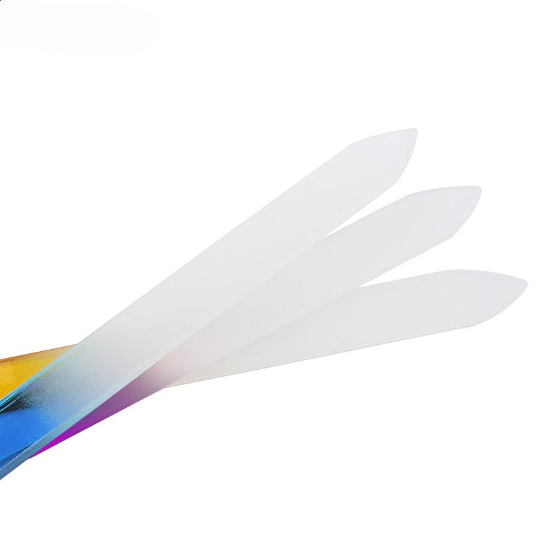 Пилочка для ногтей Rosalind Stained Glass Матовая маникюрная полоска для полировки ногтей Двусторонняя пилка для полировки ногтей