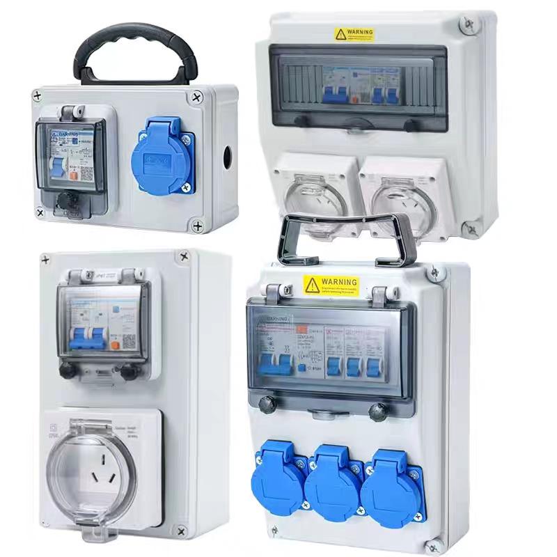 Qingze Outdoor Waterproof Industrial Socket Bag - Mobile Plastic Distribution Box for Maintenance