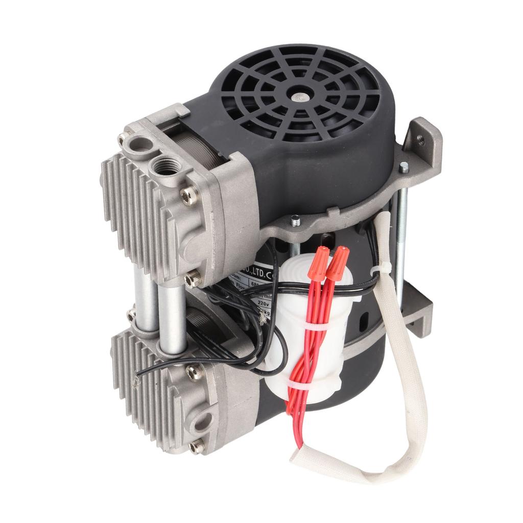 Безмасляный воздушный вакуумный насос с низким уровнем шума, с фильтром-глушителем, 220 В 130 Вт для машинного оборудования