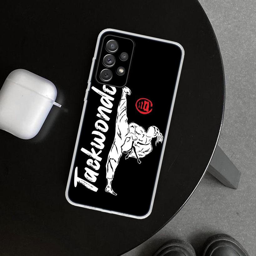 Чехол для телефона Kungfu Taekwondo для Samsung Galaxy A17 A16 A26 A36 A56 A57 A37 A15 A25 A35 A55 A14 A24 A34 A54 A13 A23 A33 A53 Galax