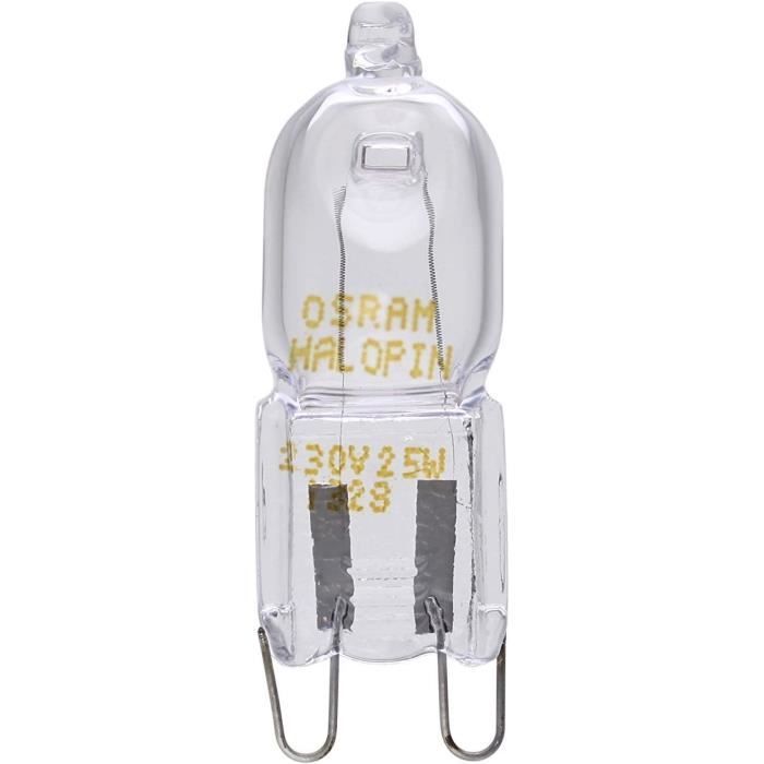 Ampoule Halogène - Osram - G9 - 25W - Blanc Chaud - Dimmable - 2000 Heures