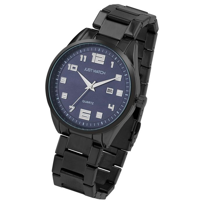 Montre homme - JUST WATCH - Bracelet acier inoxydable - Mouvement quartz - Affichage analogique