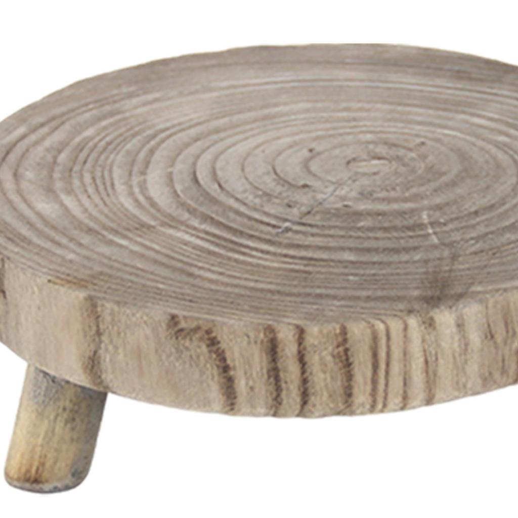 Подставка для растений в деревенском стиле, круглая, модная, деревянная табуретка для растений, для гостиной, офиса, внутреннего двора