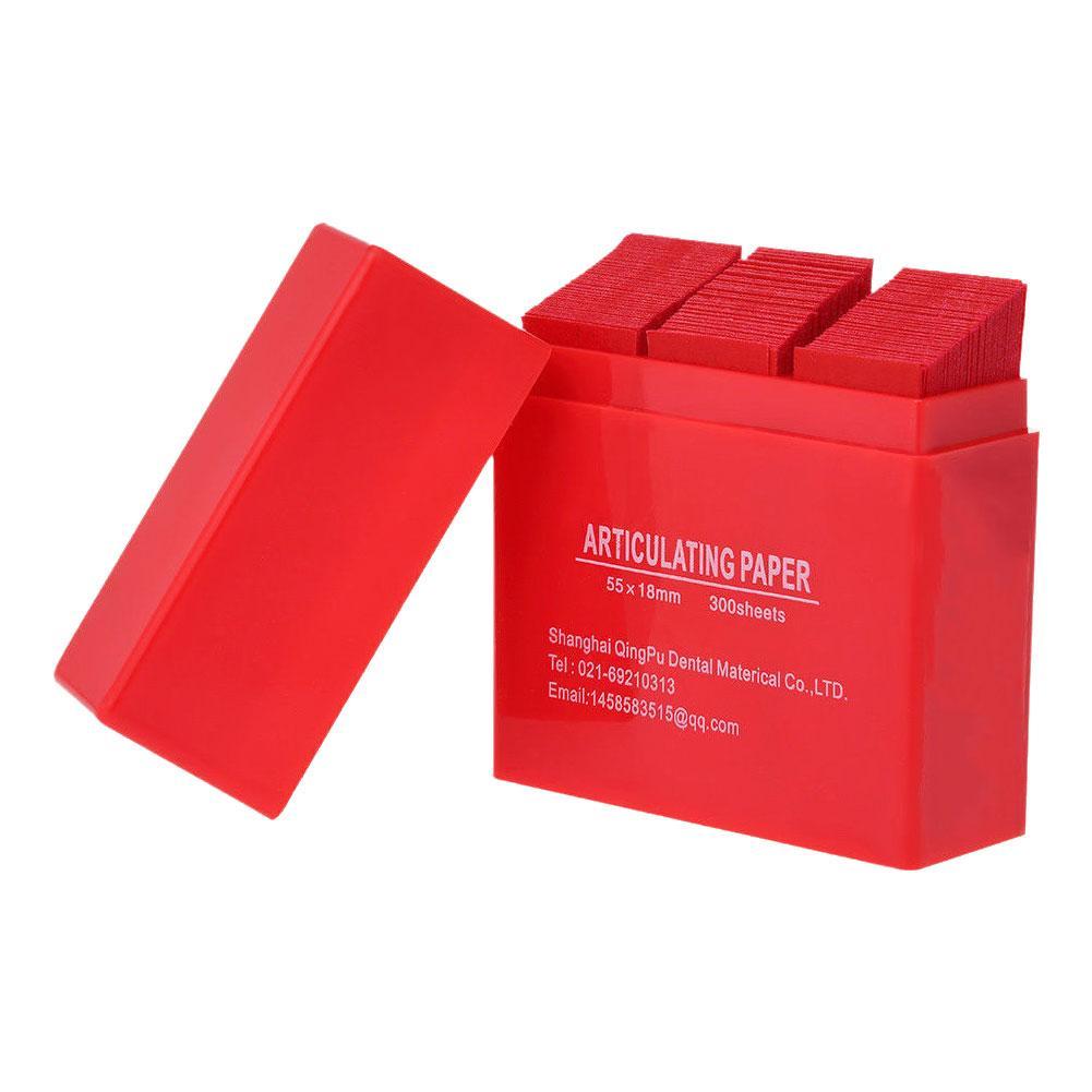 Новые высококачественные 300 листов/коробка стоматологической артикуляционной бумаги для зубов и полости рта стоматолога синие полоски полоски белого цвета J1M9