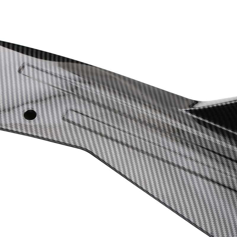 Задний бампер автомобиля, губа, углеродное волокно, ABS, универсальный протектор, полоса для губ, спойлер, боковая юбка, углеродное волокно, защита от царапин