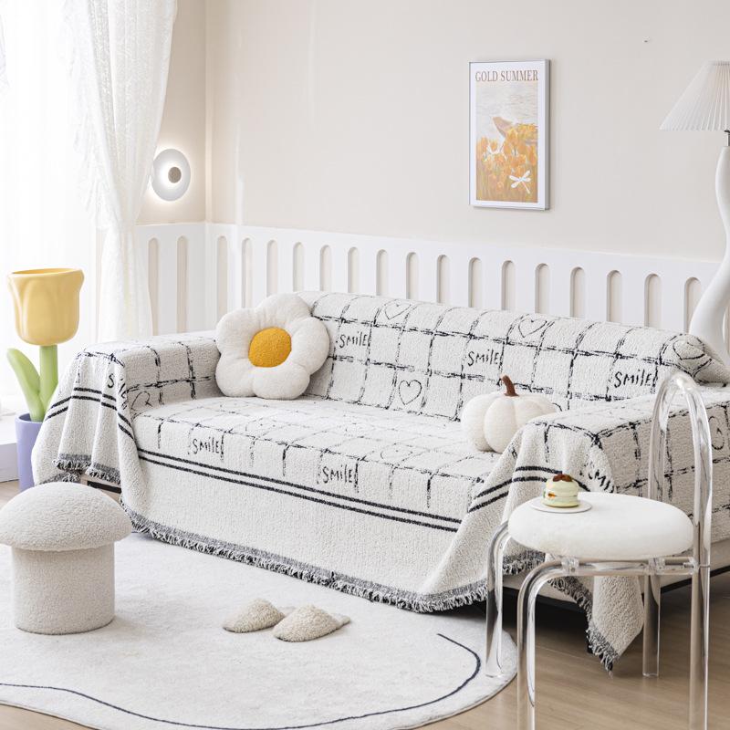 Чехол для дивана-полотенца, тканевый чехол для дивана, универсальная подушка, полностью покрытая всесезонное универсальное утолщенное одеяло для дивана