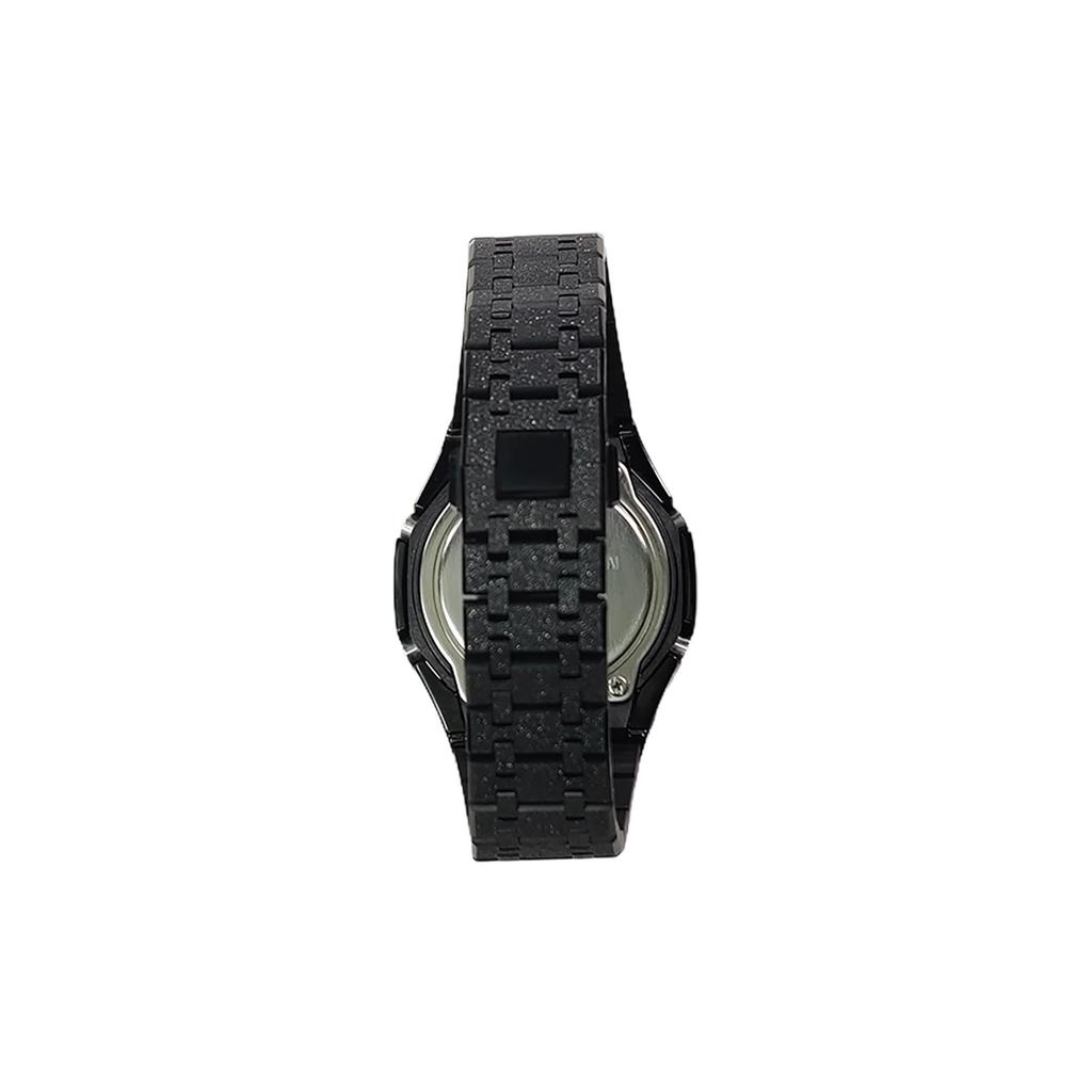 Casio Коллекция Custom GA2100 Кварцевый механизм Ремешок из нержавеющей стали Часы Мужские Часы Черный циферблат GA-2100SKE-7A(Watch3--)