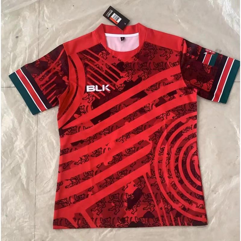 Kenya Rugby Short Sleeve T-Shirt Sports Jersey Men Women Training Workout