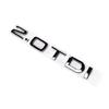 Chrome Black ABS Letters 2.0 TDI 3.0 TDI Car Rear Boot Trunk Logo Badge Emblem Sticker Decal For A3 A4 A5 A6 Q3 Q5 Q7 S7