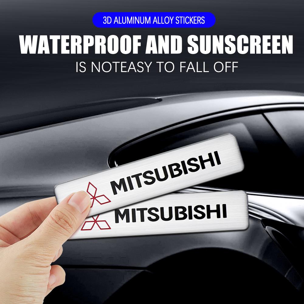 1/2 шт. Наклейка на значок автомобиля Автонаклейка Декоративная наклейка на кузов, багажник для MITSUBISHI Ralliart Lancer Competition Outlander EX LANCER