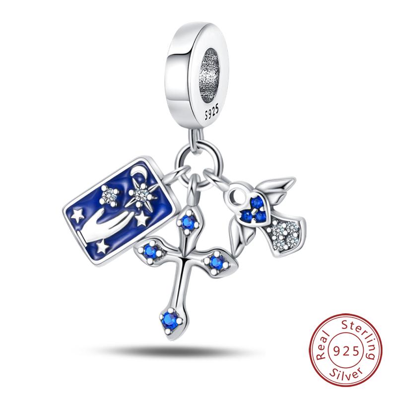 100% Медь Бабочка Фея Мечта Океан Ракушка Жемчужина Русалка Морская Черепаха Подсолнух Шармы Бусины Подходят для Браслетов Qikaola