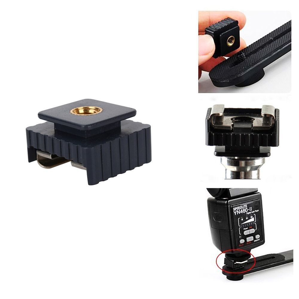 For Studio Speedight Tripod Flash Hot Shoe Mount Adapter Hot Shoe Bracket Hot Shoe Adapter