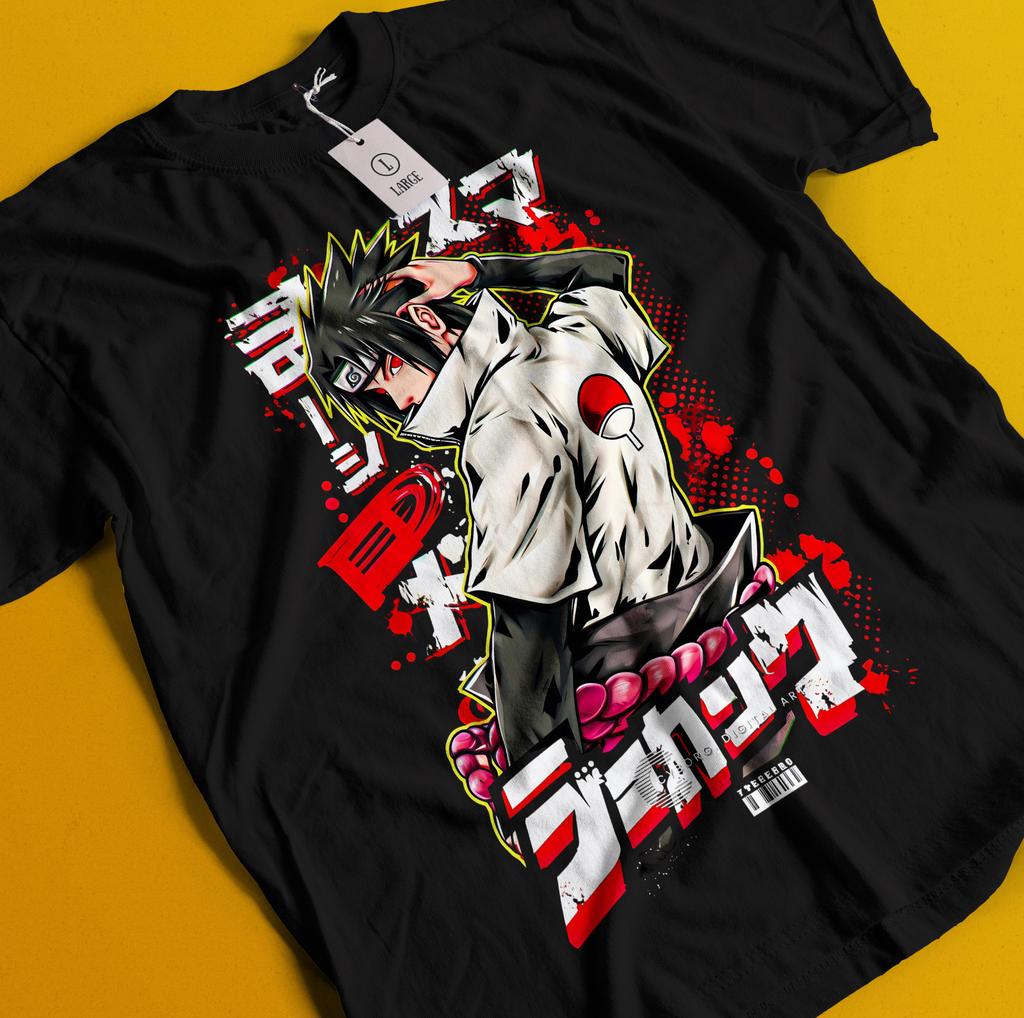 Sasuke Shirt Naruto Tshirt Jiraya Itachi Uchiha TShirt Madara Kakashi Anime Tee