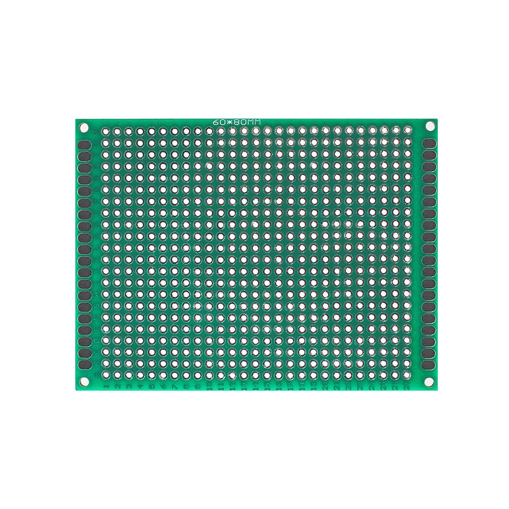 5шт двухсторонняя печатная плата 6*8см зеленая DIY прототип печатной платы универсальная плата печатные платы