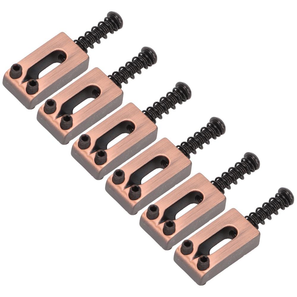 6PCS Ziny Alloy Material Guitar Bridge Parts Electric Guitar Accessories For Electric Guitar