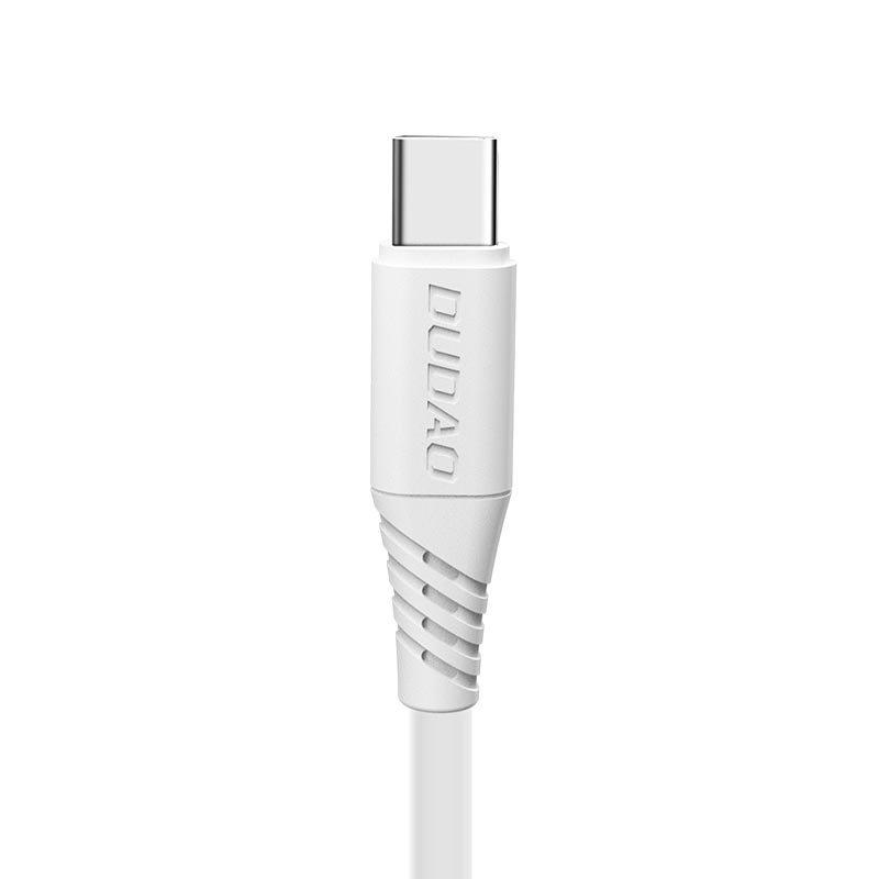 Dudao USB To USB-C Cable, 5A Fast Charging, 2m, White (L2T Model)