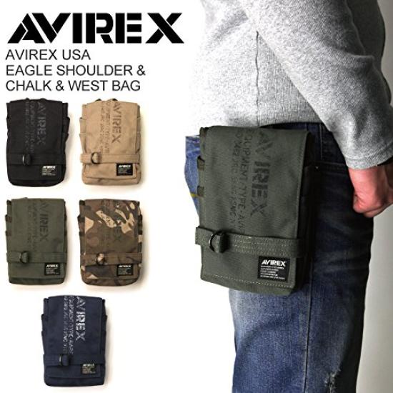 AVIREX Сумка для магнезии Eagle Сумка через плечо Однотонный Камуфляж Мужчины Женщины AVX341L avirex-003 черный