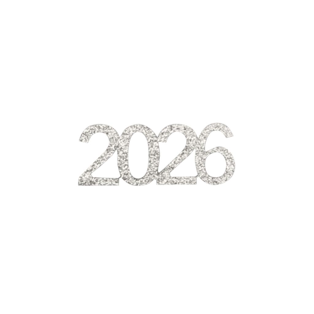 Золотое Конфетти на Выпускной Класс 2026, Блестящее Конфетти 2026 100 шт. Для Украшения Выпускного Вечера и Новогодней Вечеринки 2026.