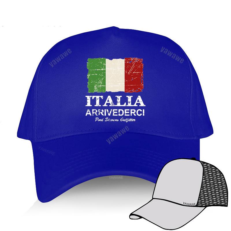 Мужская и женская кепка люксового бренда, винтажная бейсболка Italia Bandiera uomo uomini Vendita A Buon Mercato, забавный дизайн, летняя шапка