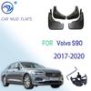 Styled Molded Car Mud Flaps For Volvo S90 2017 - 2018 Mudflaps Splash Guards Mud Flap Mudguards Accessories Car Styling