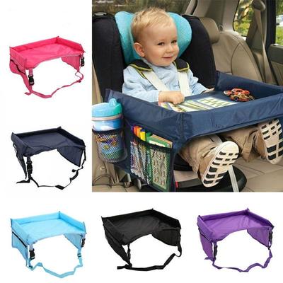 Board Storage Car Child Table Storage Snack Tray Baby Car Seat Tray Stroller Kids Toy Food Holder