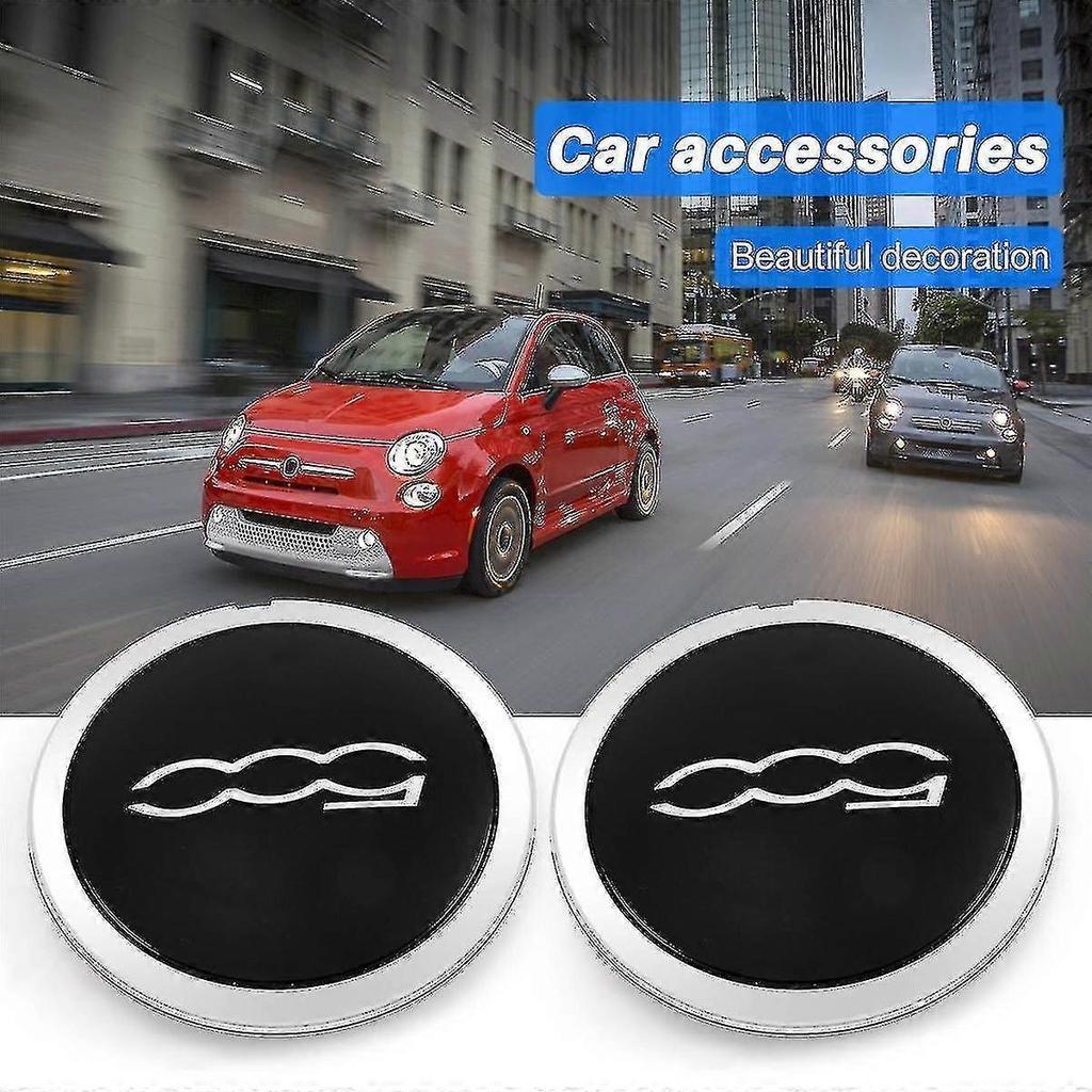 4pcs 133mm Hubcap for Fiat 500 Wheels Centre Hub Caps Set 68078419AC 68078421AC Dust Cover Sliver 51