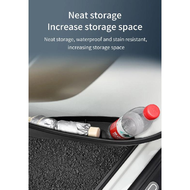 for Smart #1 #3 Door Side Storage Box Front Rear Door Handle Organizer Tidying TPE Car Accessories
