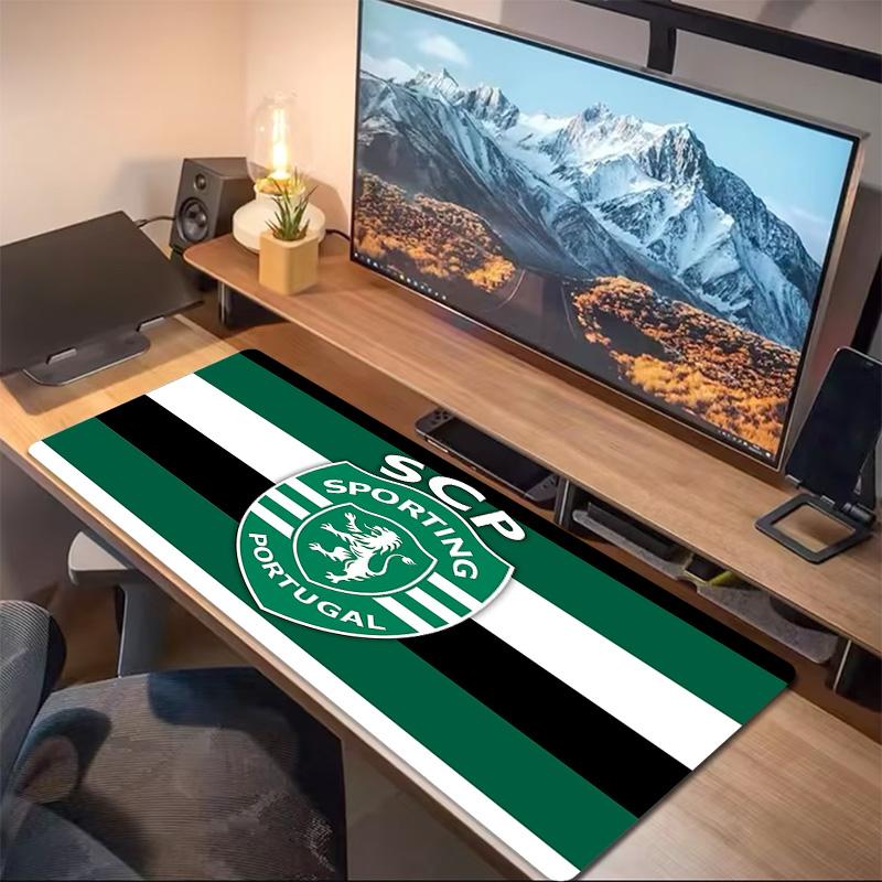 Sporting CP Print Cushion Non-slip Laptop Tablet Big Mousepad XXL Mat Mini PC Playmat With Lock edge