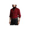 Рубашка мужская Polo Ralph Lauren Ss24 в клетку, однобортная, с длинным рукавом, красная MNPOWOV16823261-600