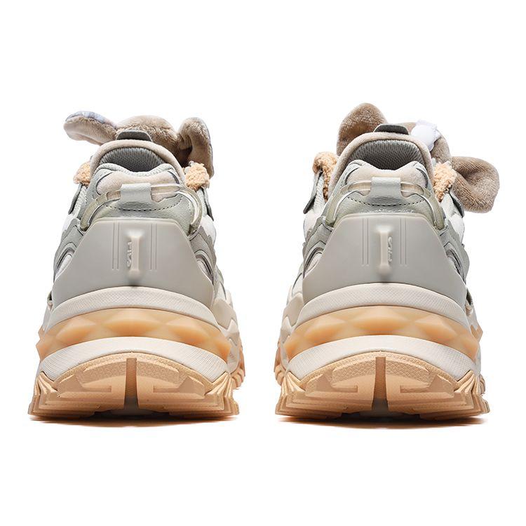 Fila Fusion Белый Жесткие Конфеты Ткань Синтетическая Кожа Модные Универсальные Износостойкие Увеличивающие Рост Низкие Папины Кроссовки T12W241301FPB