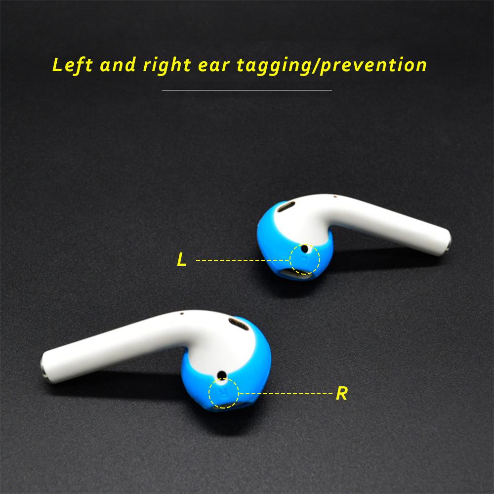 1 пара силиконовых амбушюр, сменные аксессуары для наушников для Airpods 1 / 2, чехол для наушников