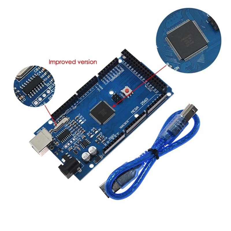 Mega2560 ATMEGA16U2/Pro Mini MEGA 2560 Mega + WiFi R3 ATmega2560 чип CH340G для Arduino UNO R3 макетная плата WeMos ESP8266