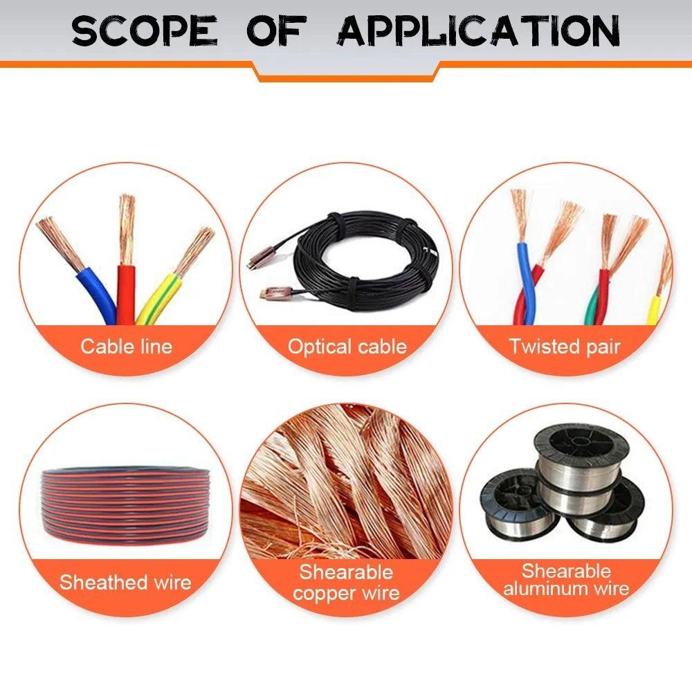 Ergonomic Handle Wire Pliers Crimping Cable Pliers Multi Purpose Puller Stripper Electrician