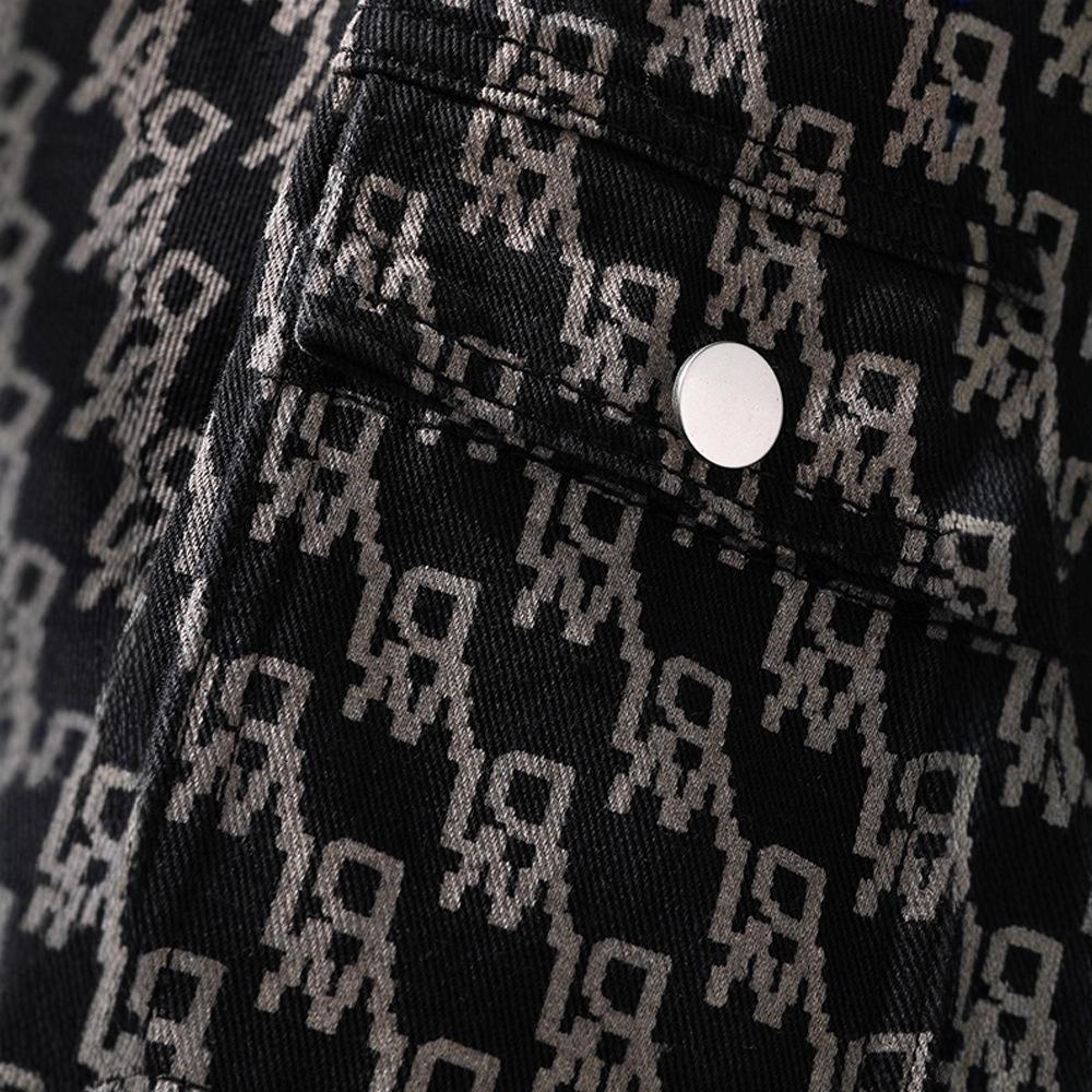 Весенне-осенняя джинсовая куртка мужская, новая корейская версия, модная повседневная куртка