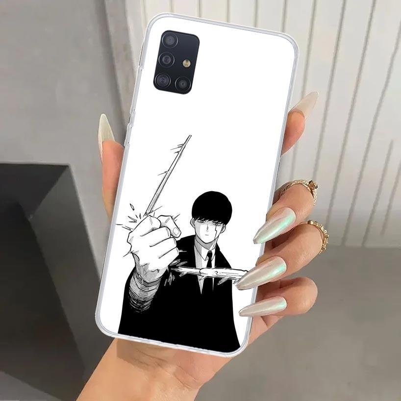 Mashle Magic And Muscles Phone Case for Samsung Galaxy A52 A32 A22 A12 A02S A50S A30S A10S Note 20 Ultra 10 Plus S10 A31 A20 A71