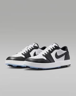 IQ3417-101 Nike Air 1 Low Golf Шипы Белый Черный (Мужской)