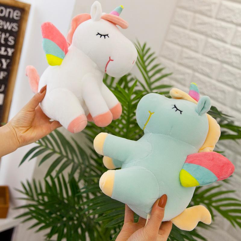 1 шт. мягкая 30/40/50 см подушка кавайная кукла детский подарок плюшевые игрушки единорог для девочек подарки