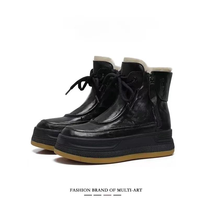 Женская обувь, зимние ботинки, хлопковая обувь, повседневные ботинки Martin, высокие ботинки