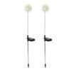 2set Solar Dandelions Garden Lights 6LED Colorful Outdoor Lawn Lamp for Patio Yard Balcony6LED