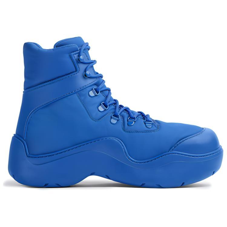 Bottega Veneta Puddle Bomber Ankle Boot Blue Men's 667064VBSD74209
