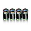 Carbon Fiber Car Wheel Tire Valve Cap Tyre Rim Stem Cover Accessories For Ford Ranger S-Max Focus Galaxy Mondeo Transit Tourneo