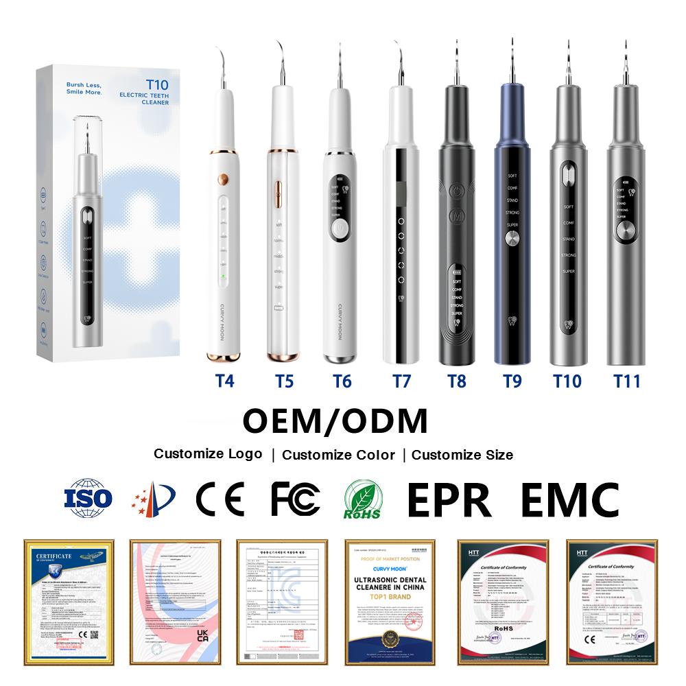 Sonic Dental Cleaner Teeth Plaque Removal Calculus Electric Rechargeable Tartar Remover Tooth Cleaner Scaler for Home Use
