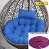 Подвесные качели S/L Наполненные или Ненаполненные Подушка-чехол на сиденье кресла-гнезда (НЕТ стула)Круглая подушка Папасан Съемная Дом Патио
